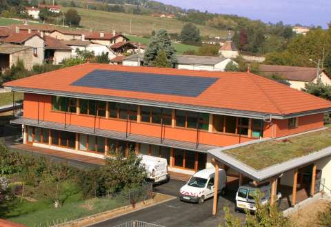 école panneau solaire lucenay